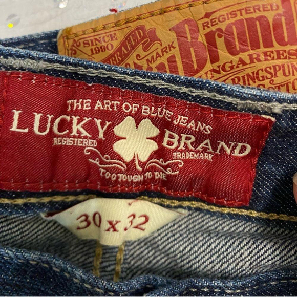 Lucky Brand Men’s 165 Straight Medium Wash Jeans Size 30 x 32 - Picture 6 of 9